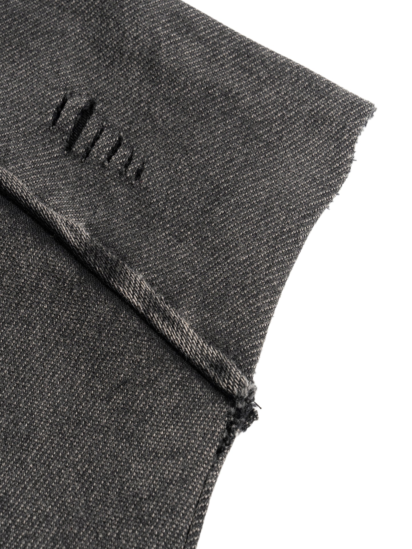 MMI Collective Snow Washed Boxy Hooded Tank Top