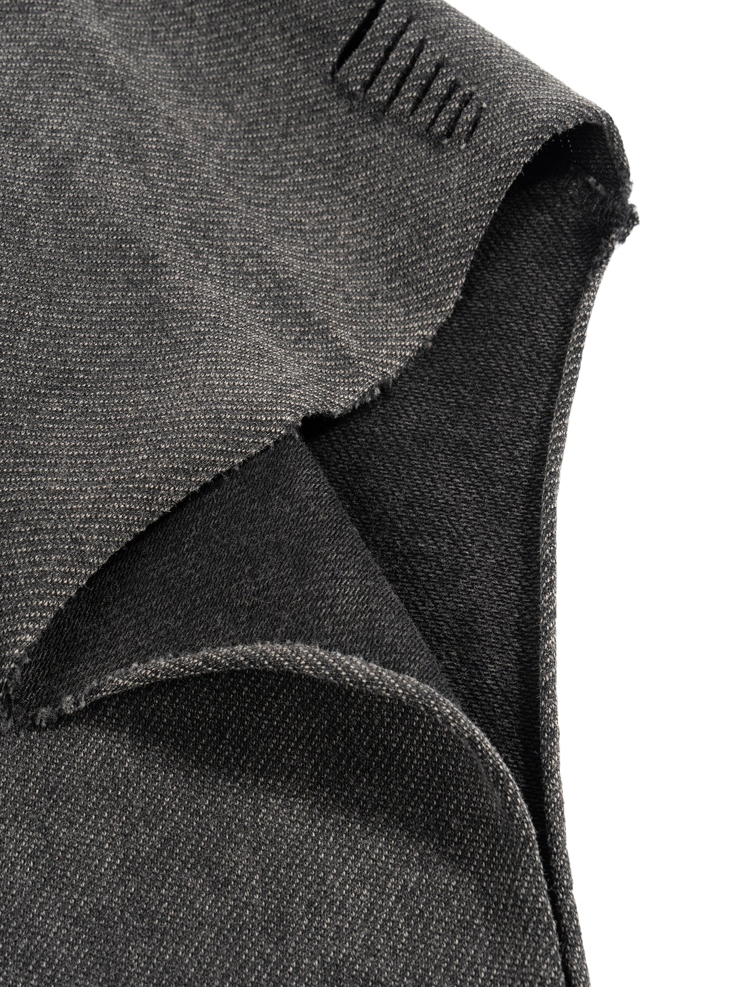 MMI Collective Snow Washed Boxy Hooded Tank Top